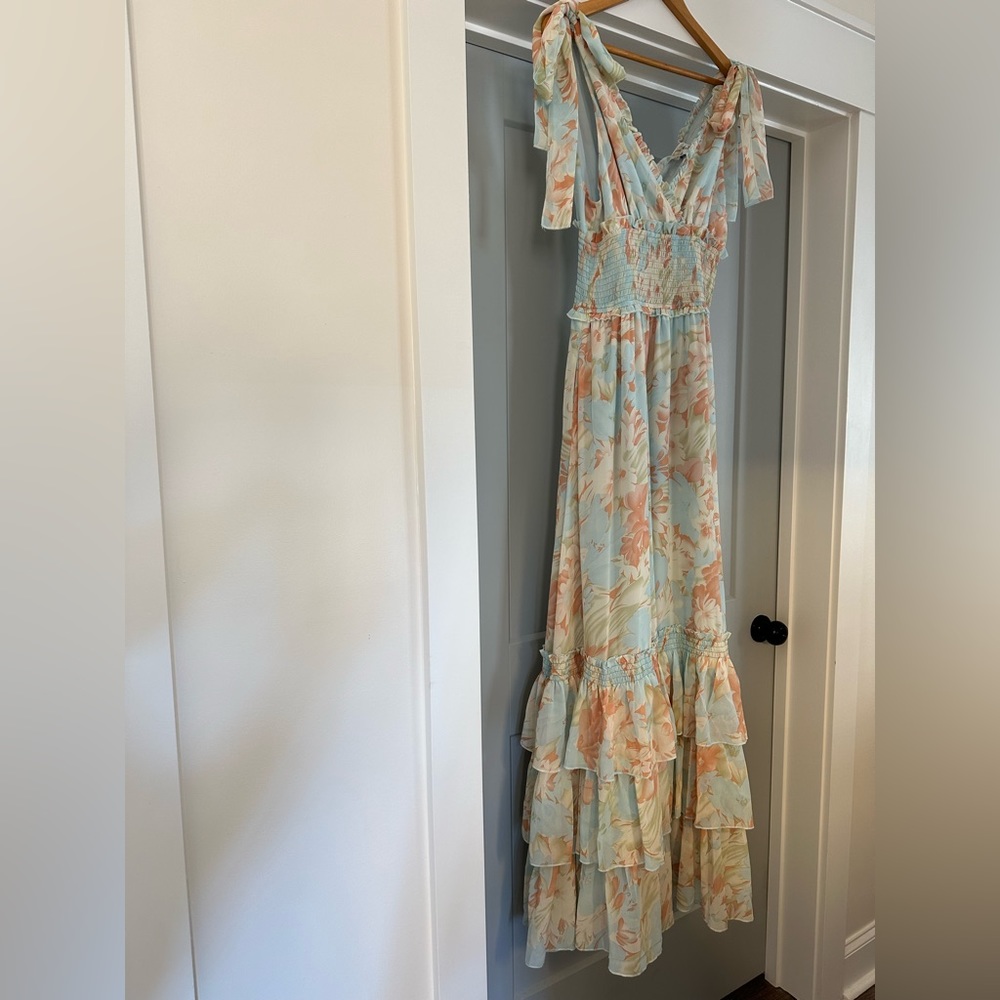 Petal and Pup Christabel tiered maxi dress nwt medium